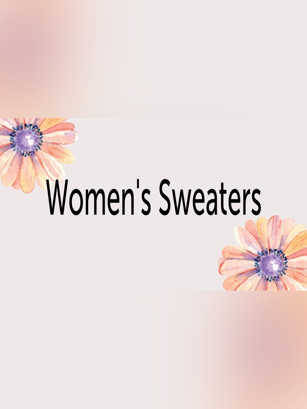 Sweaters! Sweaters! Sweaters!